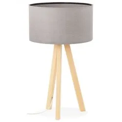 Lampe de table scandinave Trivet Mini Grise