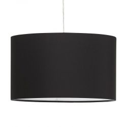 Lampe suspendue design SAYA Tissu Noir