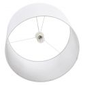 Lampe suspendue design SAYA Tissu Blanc