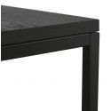 Table basse design GlissBois (MDF) plaqué Chêne noir