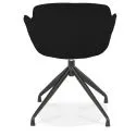Chaise de bureau Design TORI Tissu Noir dos