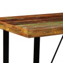Table bar industriel recyclé et 4 tabourets bois recyclé