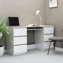 Bureau design PROLAB Blanc brillant ambiance