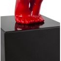 Sculpture design athlète DIVE rouge