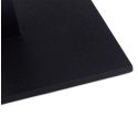 Pied pour table basse 44 cm Fonte texturée noire