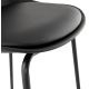 Chaise de bar design Escal Polypro noir