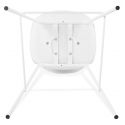 Chaise de bar design Escal Polypro Blanc