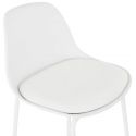 Chaise de bar design Escal Mini Polypro Blanc