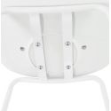Chaise de bar design Escal Mini Polypro Blanc