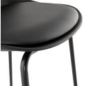 Chaise de bar design Escal Mini Polypro Noir zoom