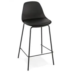 Chaise de bar design Escal Mini Polypro Noir