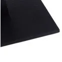 Pied pour table haute sans plateau 50x110 cm Fonte texturée noire