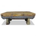 Table basse Tonella Bois massif recycle face