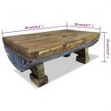Table basse Tonella Bois massif recycle dimensions