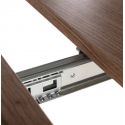 Table extensible metal EXTENSIO plaque Noyer