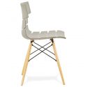 Chaise design grise 'STRATA' style scandinave