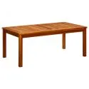 Table basse de jardin bois Acacia SIRA 110x60x45 cm