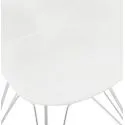 Chaise design Chipie Coque Poly Blanc