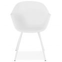 Chaise design STILETO Polymère Blanc