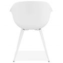 Chaise design STILETO Polymère Blanc
