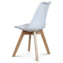 Chaise scandinave Candy Blanc