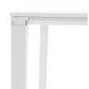 Table bureau 140 cm EFYRA bois et metal blanc