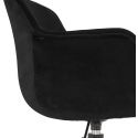 Chaise de bureau Design SMAK velours Noir