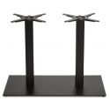 Pied de table double ACOR 100x73 cm metal noir
