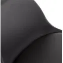 Tabouret de bar design Suki similicuir noir