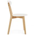 Chaise en Chene KAY Mdf Blanc