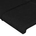 Tete de lit 160 TEPE Tissu Noir