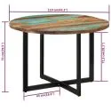 Table ronde 110 cm VALENCIA bois recycle