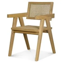 Chaise en bois FLOA cannage Viennois