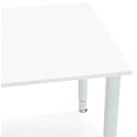 Table bureau métal Blanc 'PROBURO' bois Blanc