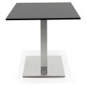Table design Acier Brossé 'PROSUT 160' finition noire