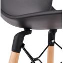 Chaise de bar mi-hauteur 'PROCAN' Mini Poly Noir