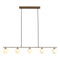 Suspension Halifax - laiton, cordon en tissu 150 cm