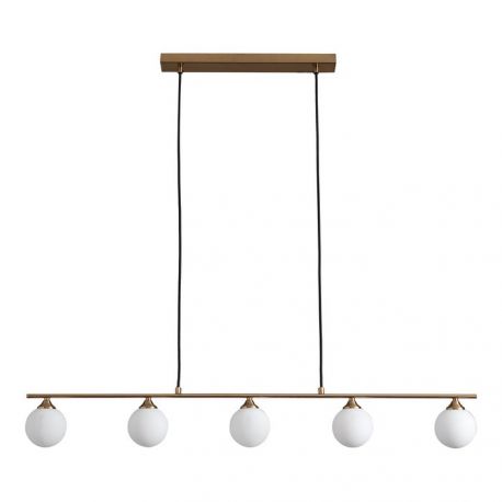 Suspension Halifax - laiton, cordon en tissu 150 cm