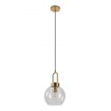 Suspension Luton Boule- Verre Clair, cordon de 150 cm