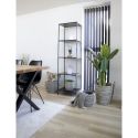 Etagère Vita 170 cm avec cadre noir et 5 niveaux