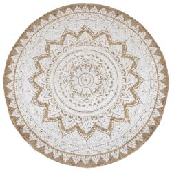 Tapis rond 210 cm Pomol Jute tressee