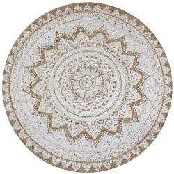 Tapis rond 120 cm Pomol Jute tressee