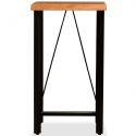 Table Haute Industrielle 60 - Bois Acacia- Design Authentique