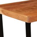 Table Haute Industrielle 60 - Bois Acacia- Design Authentique