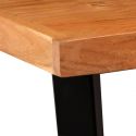 Table Haute Industrielle 60 - Bois Acacia- Design Authentique