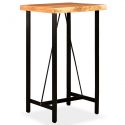 Table Haute Industrielle 60 - Bois Acacia- Design Authentique