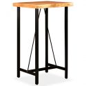 Table Haute Industrielle 60 - Bois Acacia- Design Authentique