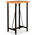 Table Haute Industrielle 60 - Bois Acacia- Design Authentique