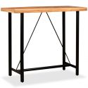 Table de bar industrielle Idea 120 bois massif Acacia