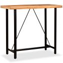 Table de bar industrielle Idea 120 bois massif Acacia